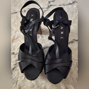 Black Strappy Women's Sandals - NEW